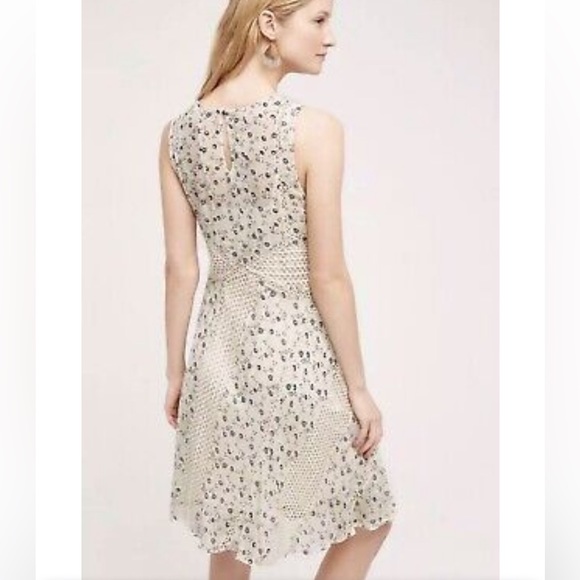 Anthropologie Floreat Windswept Lace Ditsy Floral Dress Prairie GrannyCore - Picture 2 of 15